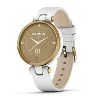 Спортивные часы Garmin Lily Classic Light Gold Bezel with White Case and Italian Leather Band