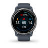 Спортивные часы Garmin Venu 2 Silver Stainless Steel Bezel with Granite Blue Case and Silicone Band