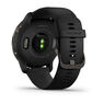Спортивные часы Garmin Venu 2 Slate Stainless Steel Bezel with Black Case and Silicone Band