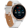 Спортивные часы Garmin Venu 2S Rose Gold Stainless Steel Bezel with White Case and Leather Band