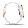 Спортивные часы Garmin Venu 2S Rose Gold Stainless Steel Bezel with White Case and Silicone Band