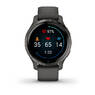 Спортивные часы Garmin Venu 2S Slate Stainless Steel Bezel with Graphite Case and Silicone Band