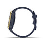 Спортивные часы Garmin Venu Sq Music Edition Light Gold Aluminum Bezel with Navy Case and Silicone Band