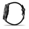 Спортивные часы Garmin vivoactive 4 Slate Stainless Steel Bezel with Black Case and Silicone Band
