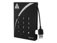 SSD накопичувач Apricorn 1TB Aegis Padlock USB 3.0 256-bit AES XTS (A25-3PL256-1000)
