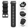 Тканинний ремінець QuickFit 22 для Garmin fenix 5/6/7, quatix 5/6/7, MARQ та інших, чорний